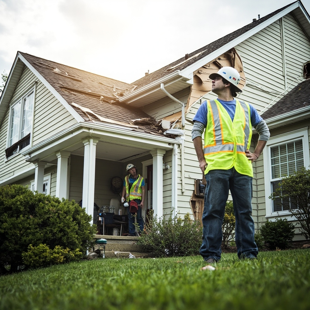 Wind damage restoration project in Van Buren, AR — Ironclad Wind Damage Repair